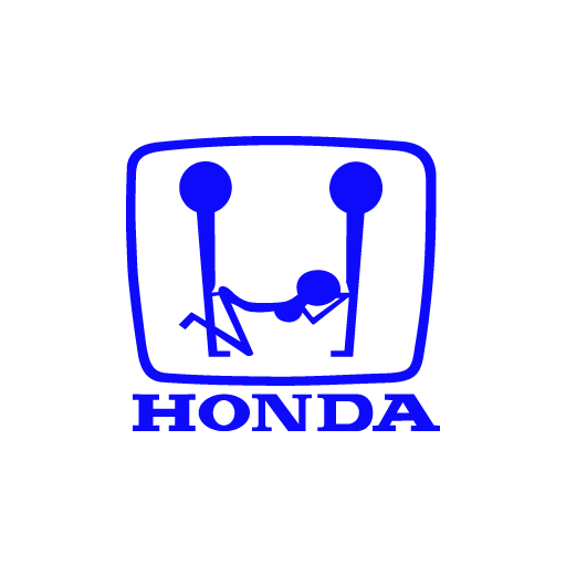 JDM Funny & Rude Letter H for Honda Sticker-0