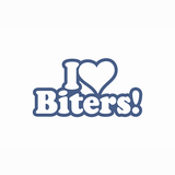 JDM Heart I Love Biters Sticker-0