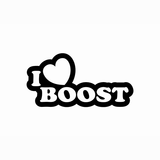 JDM Heart I Love Boost Sticker-0