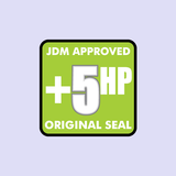 JDM Approved +5hp Original Seal Sticker-0