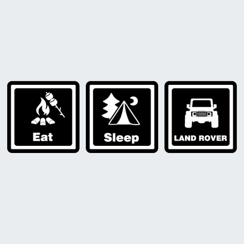 Eat Sleep Sticker - Available in many options