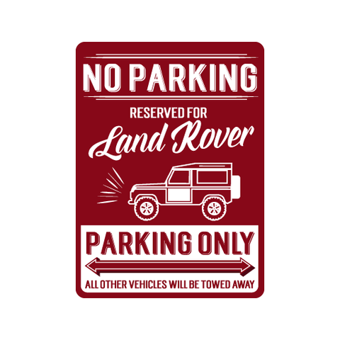 No Parking Reserved Decal Stickers - Available in many options