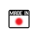 Made in Japan Pixelated Flag Sticker-0
