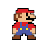 JDM Mario Bros Pixel Sticker-0