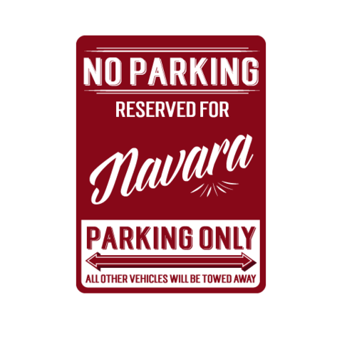 No Parking Reserved Decal Stickers - Available in many options