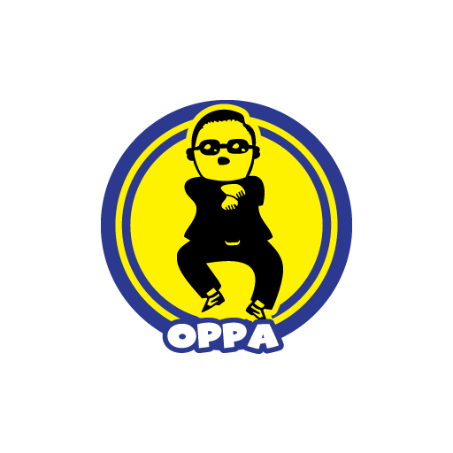 Oppa Gangnam Sticker-0