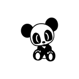 Panda Cute Sit Sticker-0