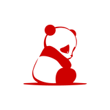 JDM Panda Shy Sticker-0