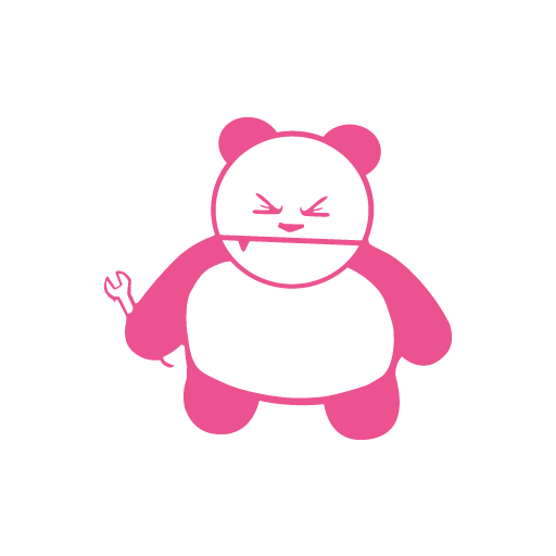 JDM Panda with Wrench Sticker-0