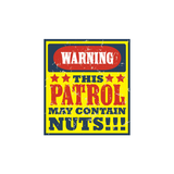 Warning May Contain Nut Sticker - Available in many options