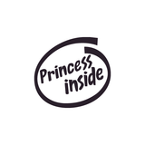 Princess Inside Sticker-0