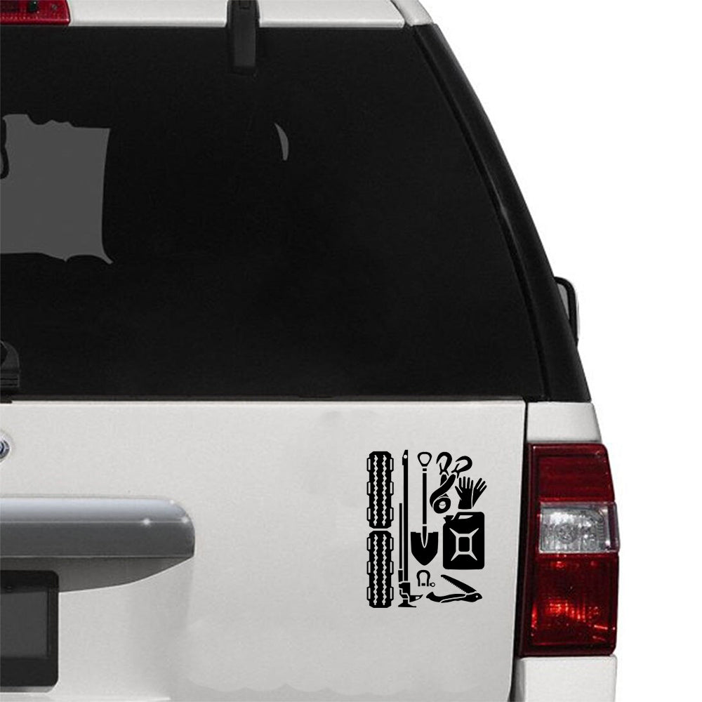 4WD Recovery kit Sticker
