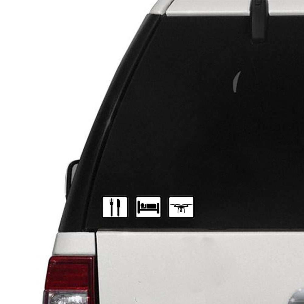 Eat Sleep Phantom DJI Drone Sticker