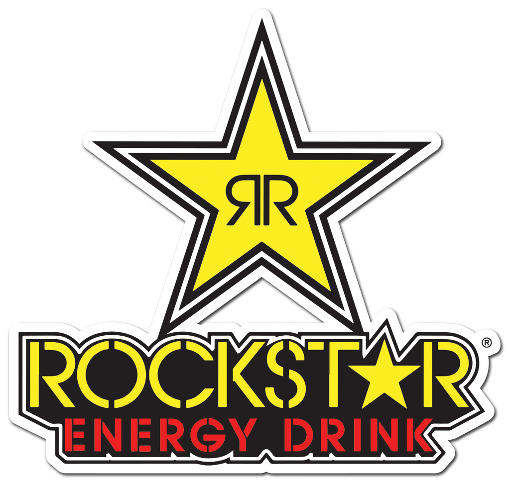 Rockstar Energy Drink Logo Sticker Retrobot