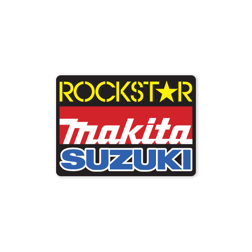 Rockstar Makita Suzuki Sticker-0