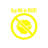 JDM Say No To Rice Sticker-0