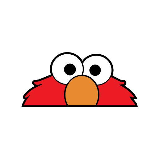Sesame Street Elmo Sticker-0