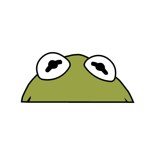 Sesame Street Kermit The Frog Sticker-0