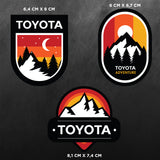 4WD Mountain Adventure Surfing & Camping Decal Stickers