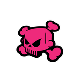 Skull Pink Sticker-0