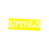 Stance Is Not A Crime Sticker-0