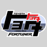 Toyota Fortuner Classic 4 Wheel Drive Sticker-0
