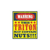 Warning May Contain Nut Sticker - Available in many options