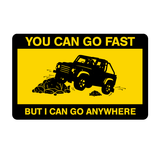 I Can Go Anywhere Land Rover Sticker-0
