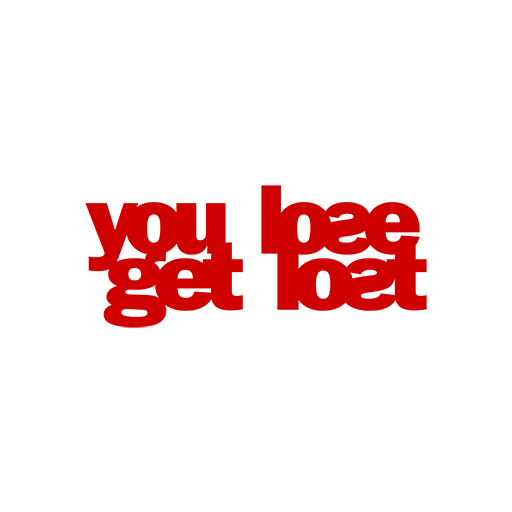 You Lose Get Lost Mirror Sticker-0